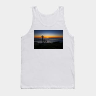 Chair Over Looking The Pacific Ocean Tank Top
